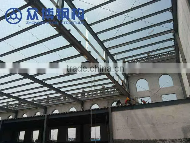 steel structure materials with galvanized sheets