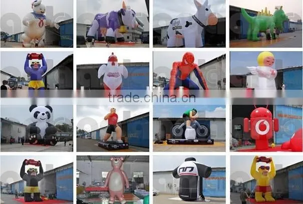 Factory price giant inflatable cow costumes for men