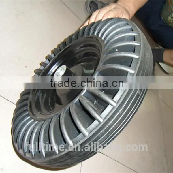 High Quality manufacturer wheelbarrow solid rubber tyre 350-4 400-8-8 3.50-6 3.50-8