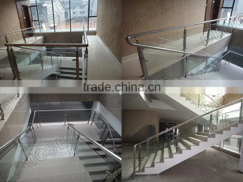 stainless steel post support square handrail bracket