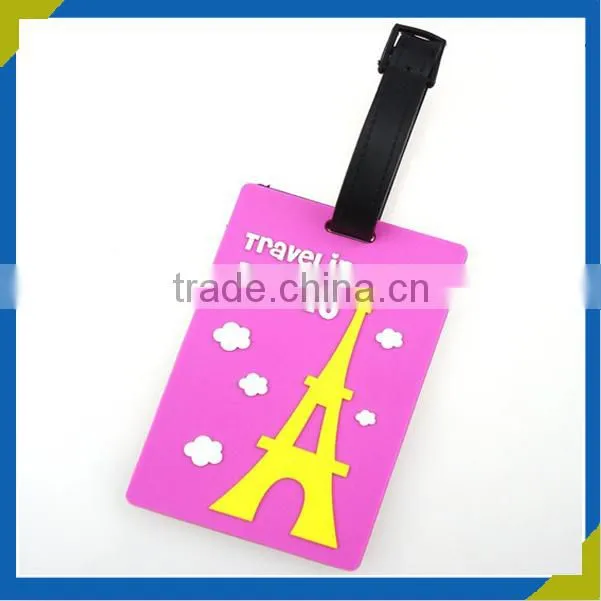 High quality luggage tag national culture luggage tags design rubber tag