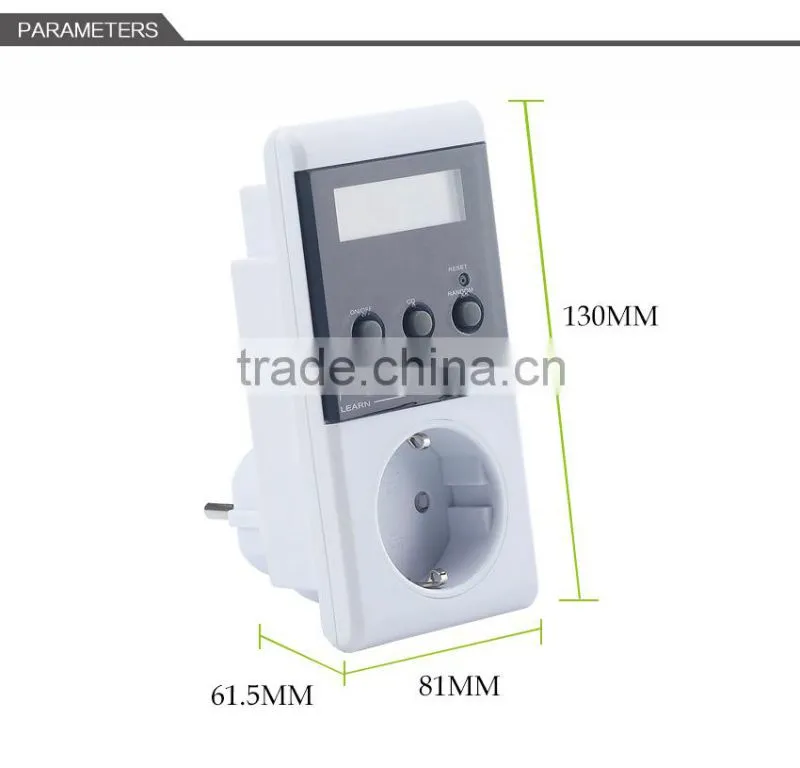 single phase lamp hour electrical timer, digital day event electrical timer switch outlet