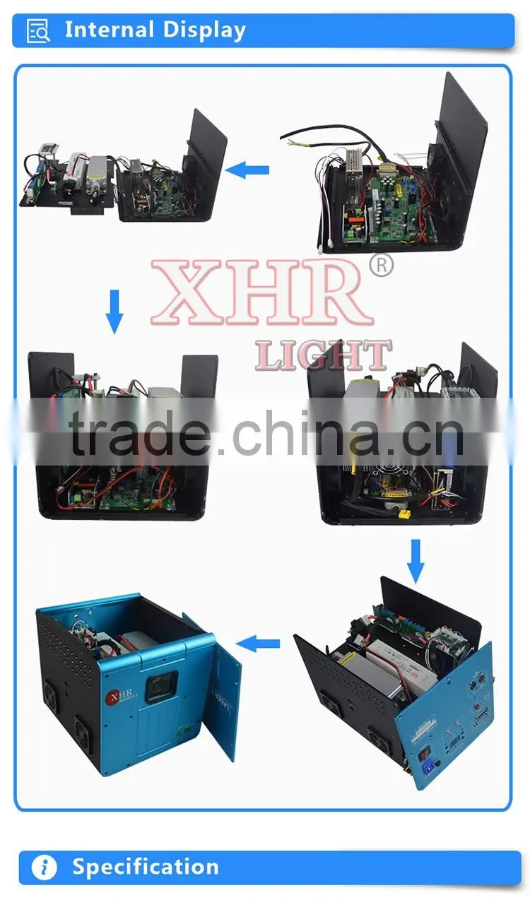 XHR 5W 5000mw green animation disco laser light