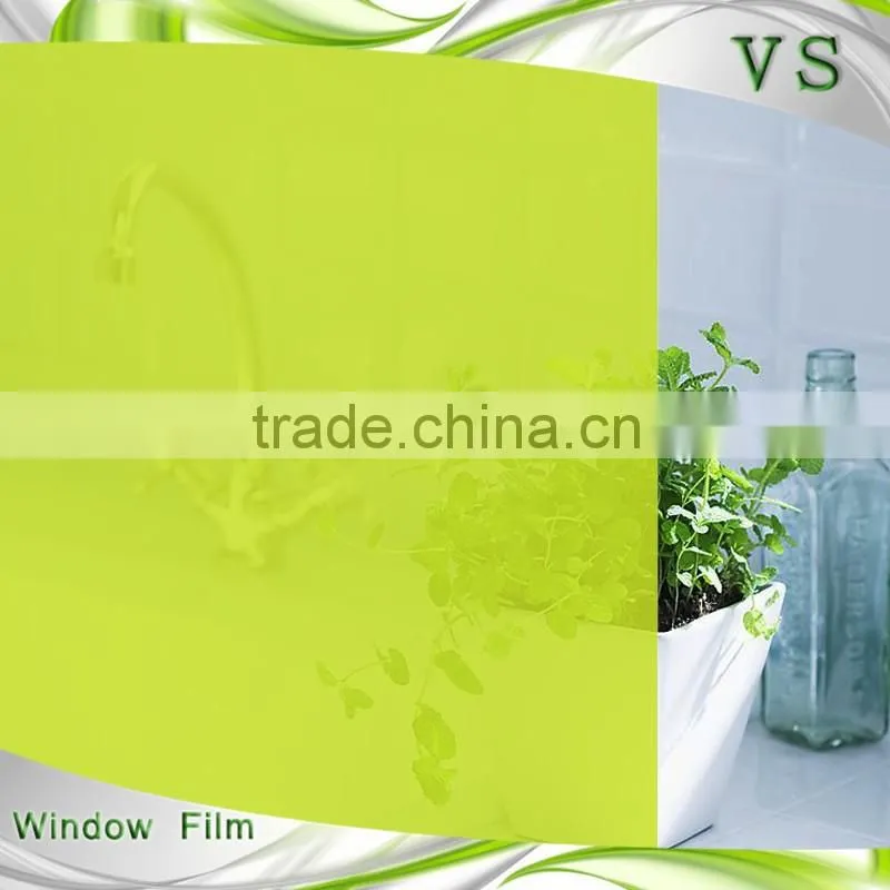 China Supplier Suzhou vis orange color privacy film for building glass window