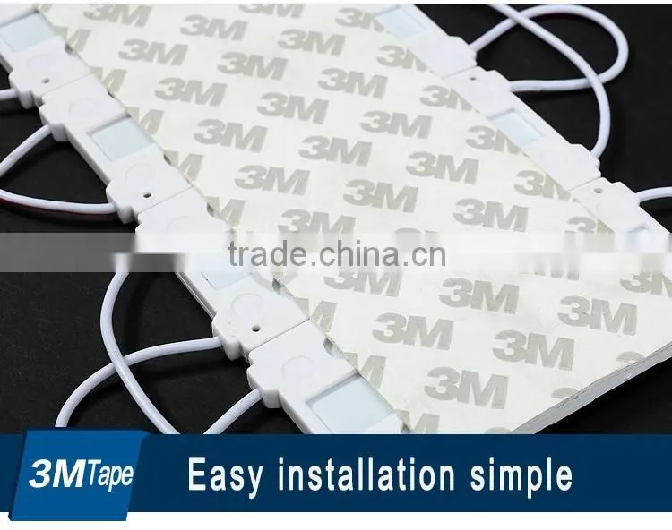 6 leds modules 2835 smd 3wat super bright best quality longer working life Abs pcb led module for channel letters