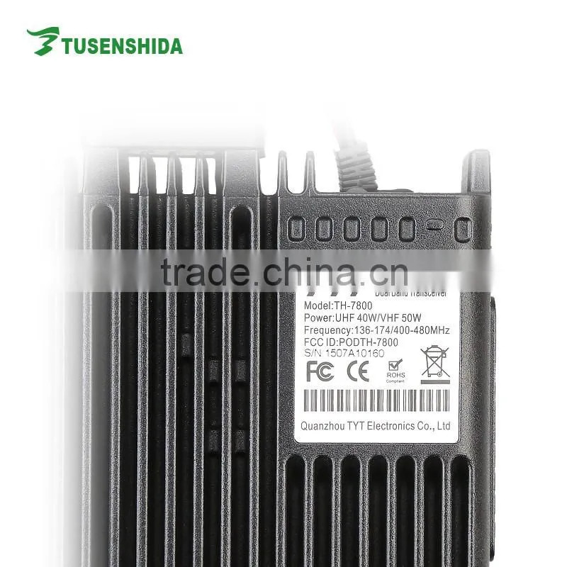 50W Output Dual Band Mobile radio Transceiver with144MHz and 40W /430MHz TH-7800