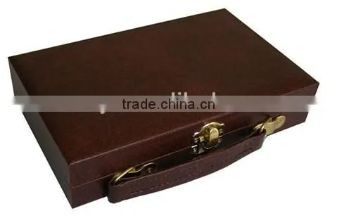 Traditional games Leather travel dominoes games