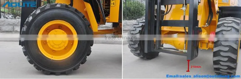 forklift loader for cross-country road ce certification