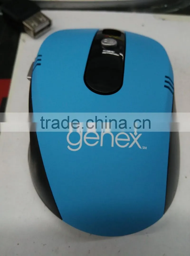 Hot Selling Wholesale Price 2.4Ghz Wireless Mobile Optical Mouse with 6 Buttons, 3 DPI Levels with USB Wireless Receiver
