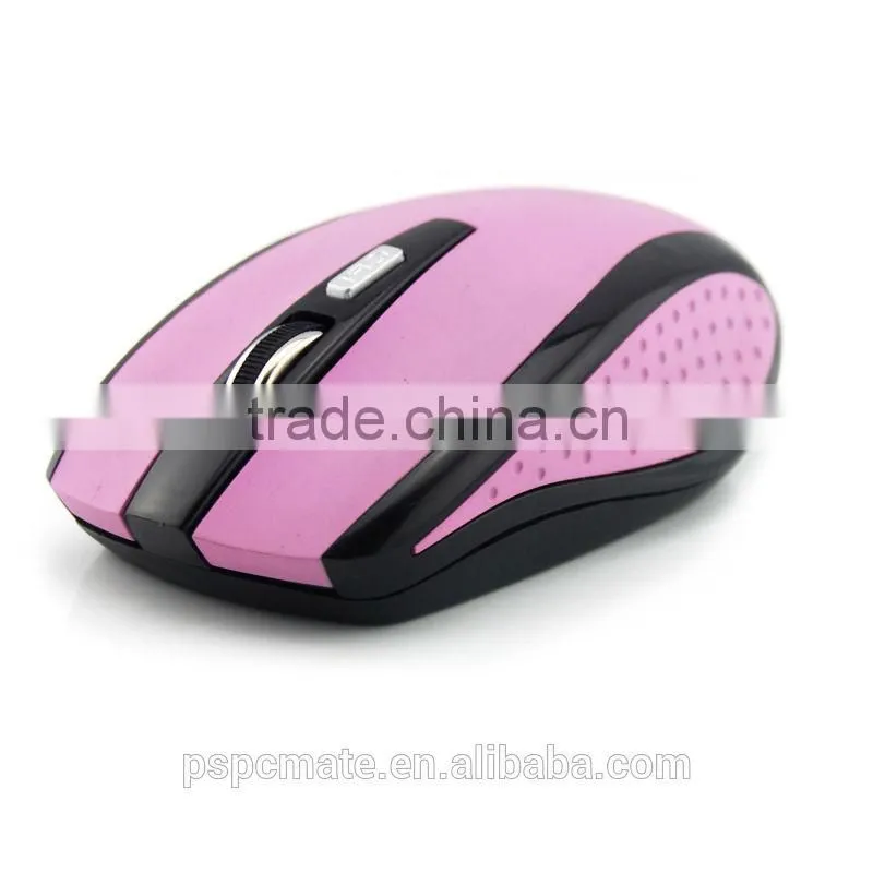 2.4G usb Wireless Optical Mouse driver 6D custom wireless Mice with page up & down button for wholesale