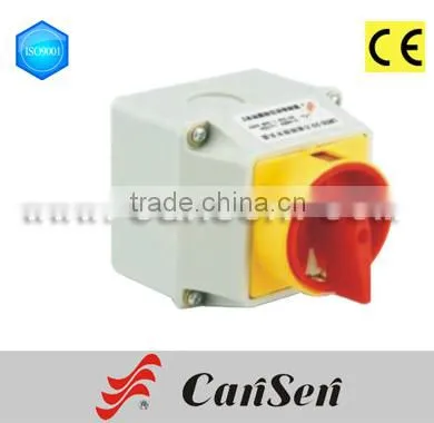 Changeover switch LW26-20A with protective box (CE Certificate)