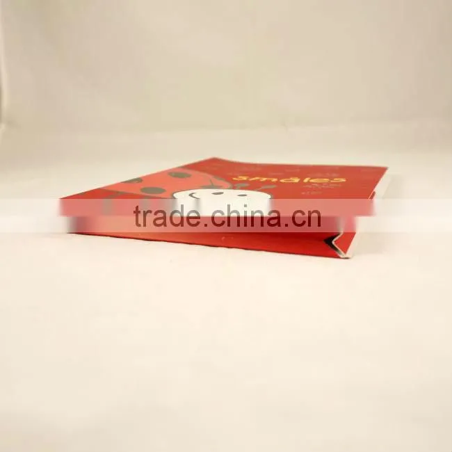 Custom printed paper folders with pocket