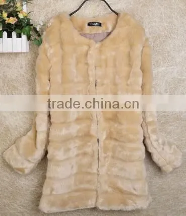 2014 rabbit faux fur Jacket & coat
