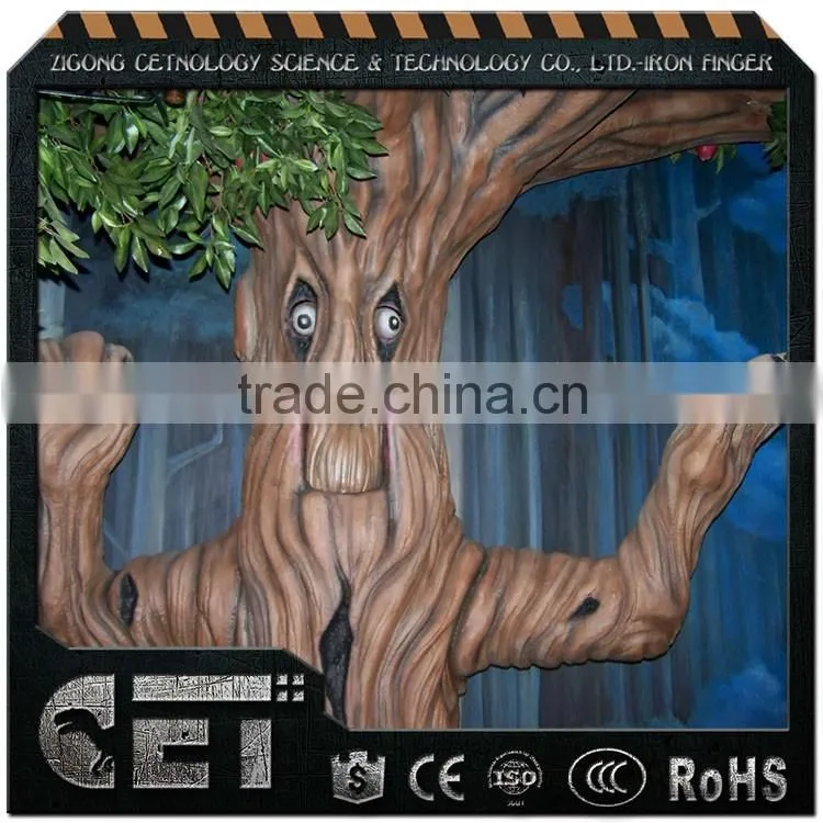 talking Tree with sound and motions Robtic tree amusement park equipment