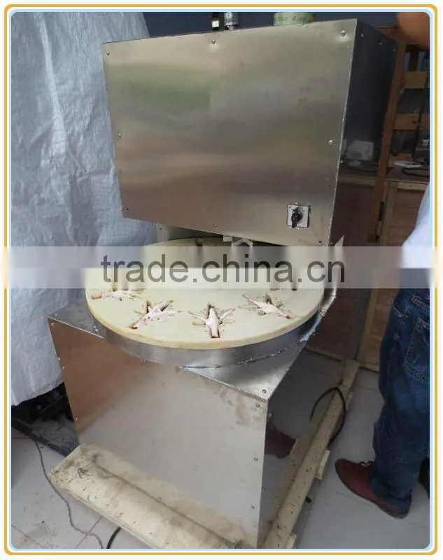 Stainless steel low price chciken feet processing machine