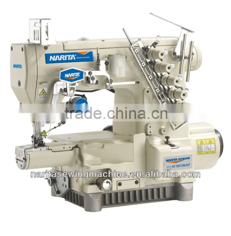 NT 720T-356-EST Direct Drive High-speed small cylinder interlock sewing machine with auto-trimmer