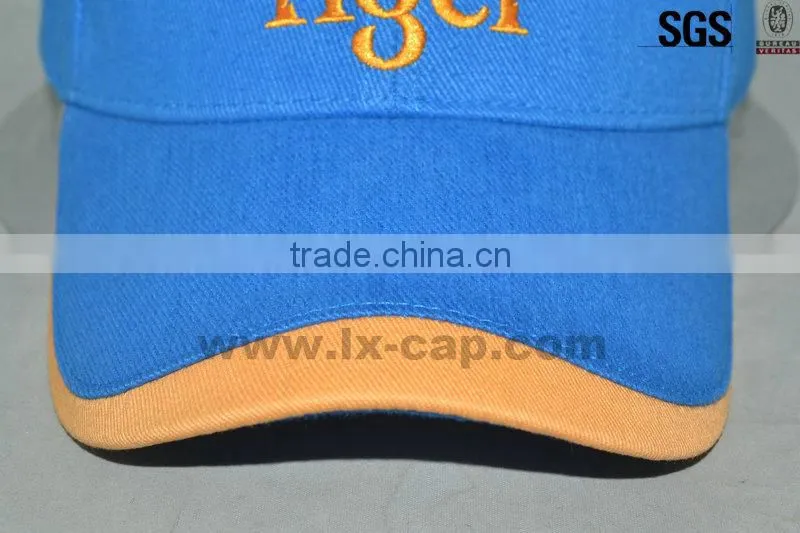 Promotional logo embroidery baseball cap and hat