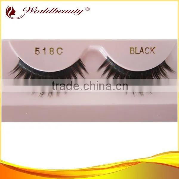 2013 hot strip lashes wholesale good quality stock cheap synthetic fiber false eyelash extensions 518ABCDEF