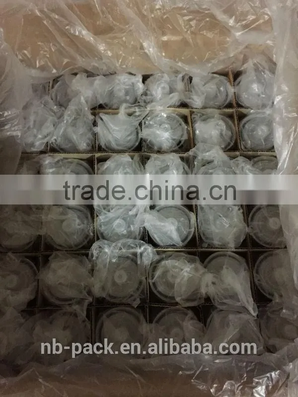 Aluminum cap acrylic jars acrylic cream jar cosmetic jars