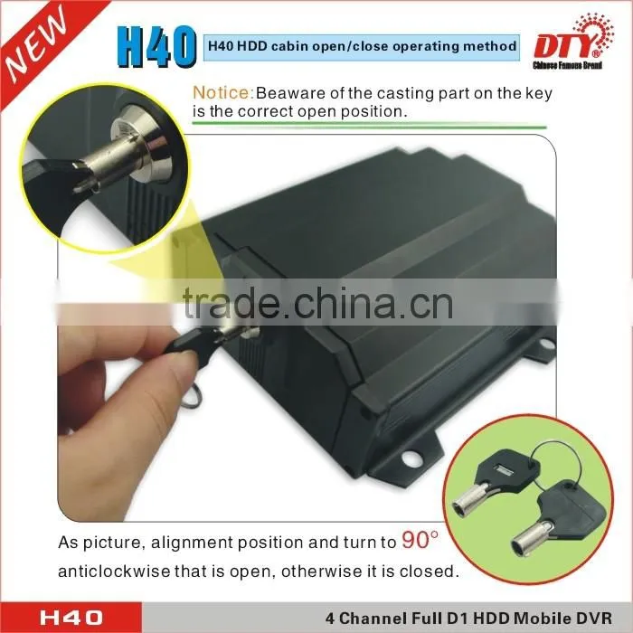 4ch d1 double sd card 4g wifi mdvr for bus, truck, taxi, police car