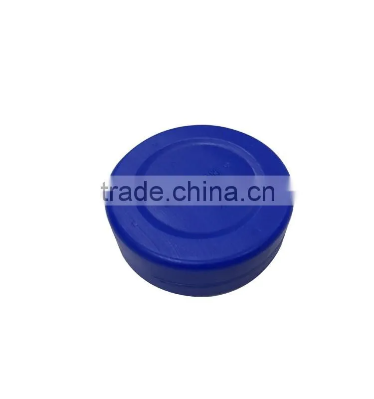 6 colors plastic flat hockey ball