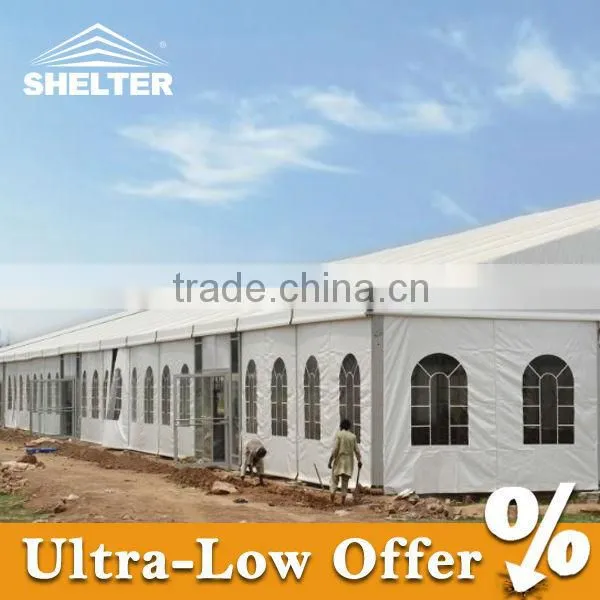 Windproof frame hard wall clear top tents