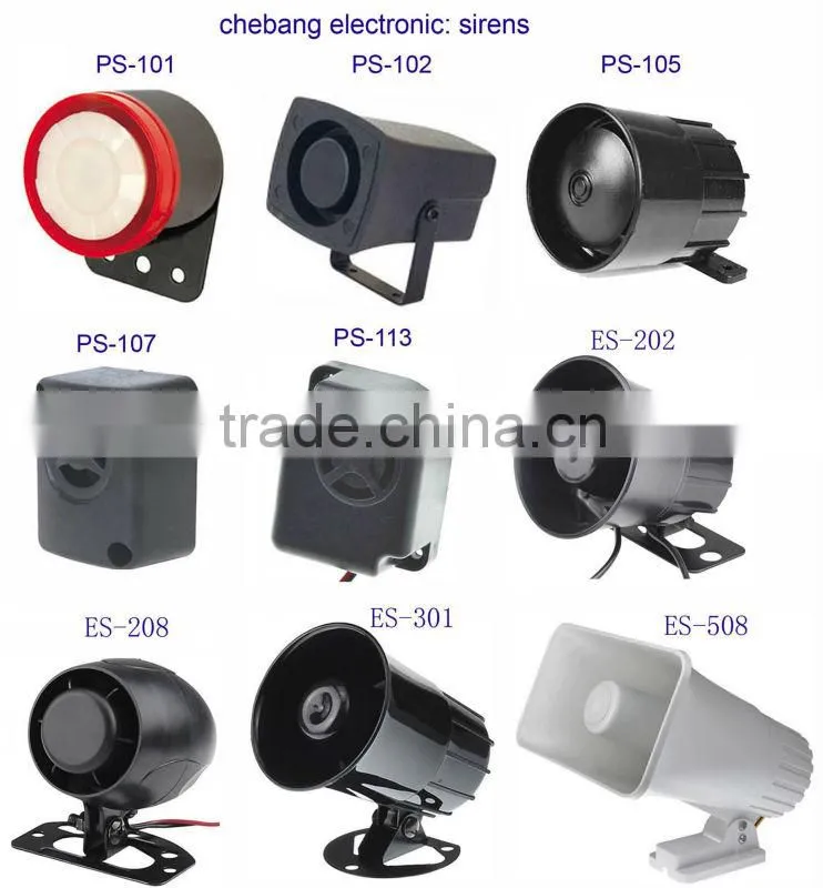 best price best quality ES-402 DC 12V 24V car electronic siren,CE ROHS