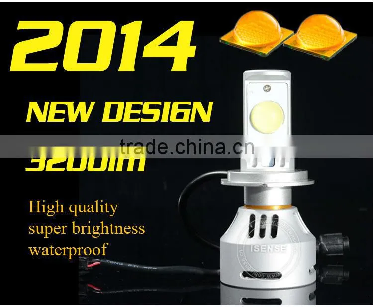 PAIR OF 3200LM HIGH POWER HEADLIGHT H4 SAMSUNG LED 2323