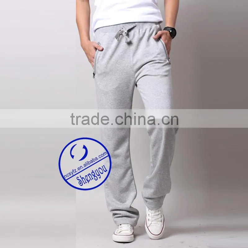 wholesale custom cotton men jogger pants chian supplier
