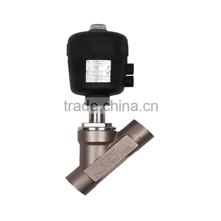 hydrant pneumatic angle seat valve stainless steel angle seat valve renewable seat valves