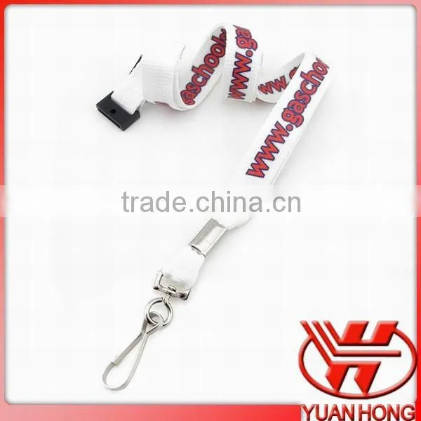 rush polyester tube lanyard with logo