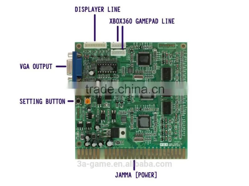 The Second Generation Jamma Arcade Xbox360 Jamma Timer Control Board