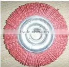 nylon wire shaft wheel brush