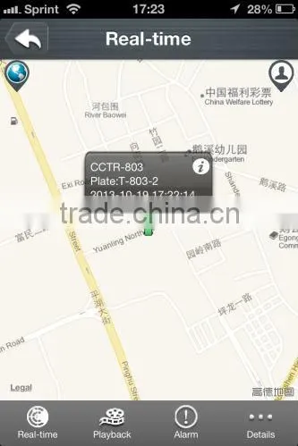 OBDII vehicle GPS Tracker built in microphone for listen sound in car