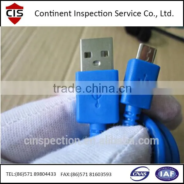USB cable,USB drive,inspection service,agency,company in China,quality control,QC/QA inspection,loading check,final random check