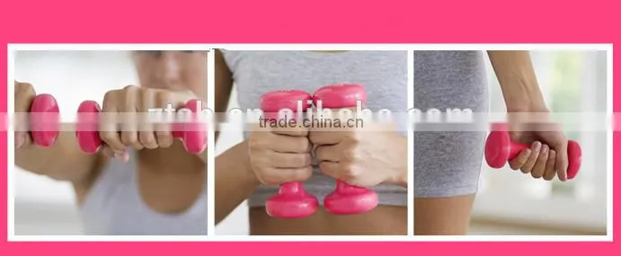 vinyl dipped dumbbell for women lose weight