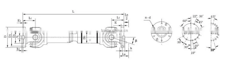 SWP-A Cardan Shaft With Flange Sleeve
