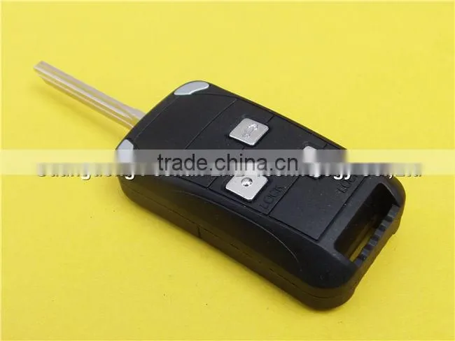 3 Button Flip Remote Key Shell fit for Toyota Land Cruiser Key Case