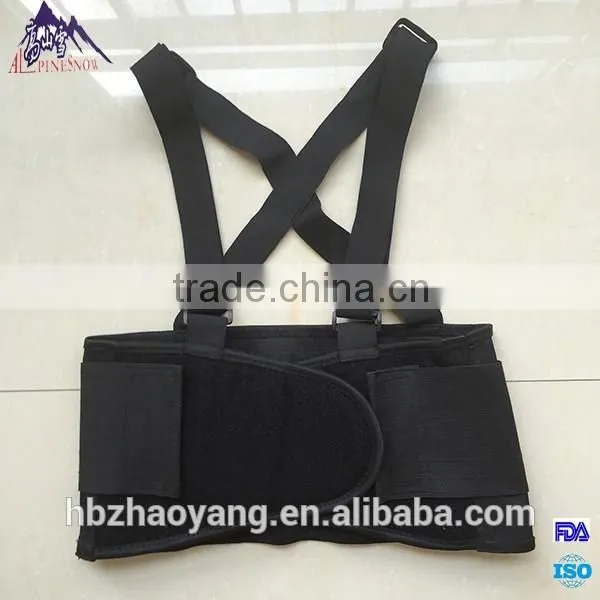 Sport safty reinforce orthopedic lower back belt