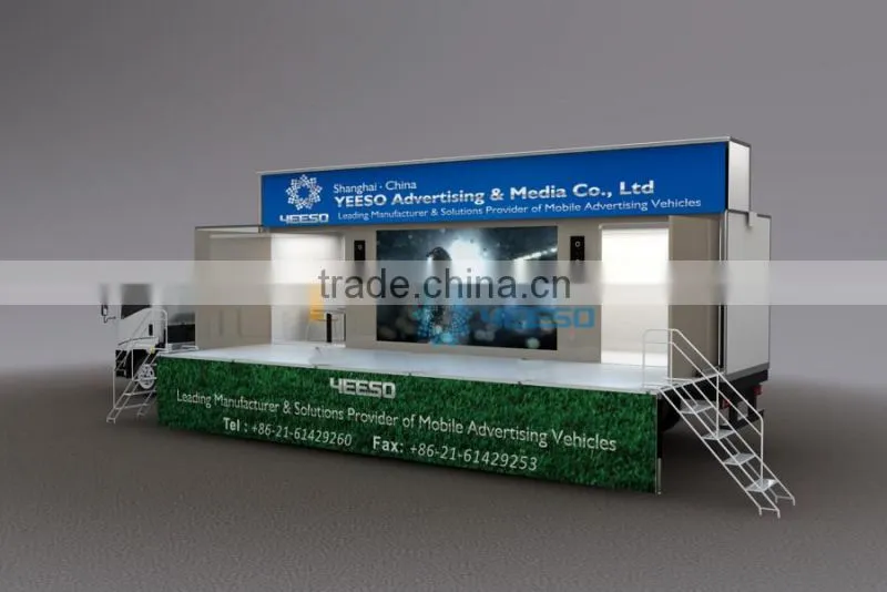 Shanghai YEESO Road show and entertainment Mobile LED Display Container YES-C40