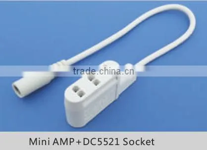 AC/DC Connector 2.1*5.5mm -2.5*5.5mm-3.5mm