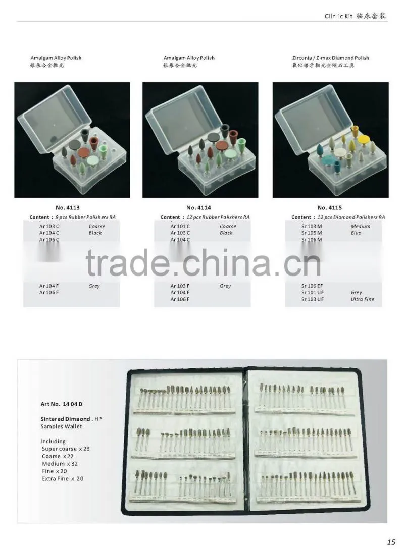 CP6001 Composite Polishing Kit Resin Diamond Polishing Kit