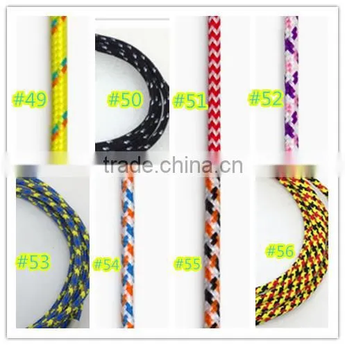 Promotional !!! Newest Stylish Colorful Braided Micro USB Cable for HTC Motorola Blackberry Mobile Phones