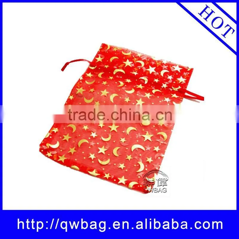custom printed organza bag