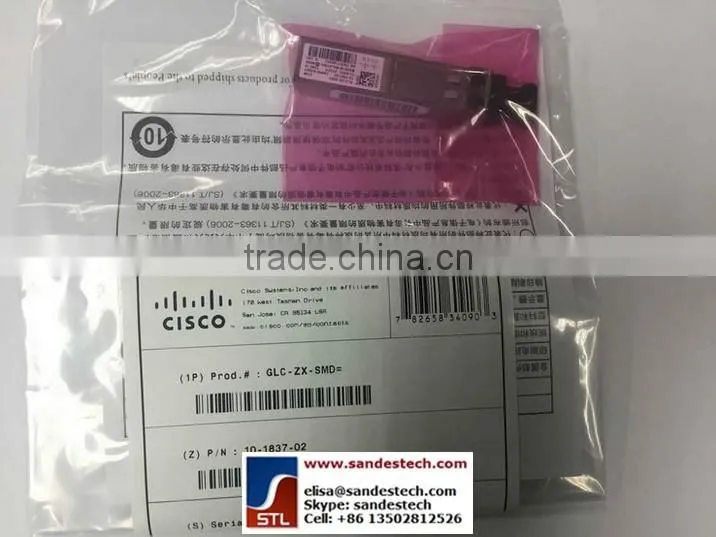 CISCO GLC-ZX-SMD GLC-ZX-SM SFP 1000BASE-LX 1550NM 70KM GLC-ZX-SM= GLC-ZX-SMD= 10-1837-02 10-2621-01 CISCO optical transceiver