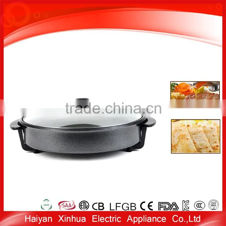 Competitive price new design pizza pan electric