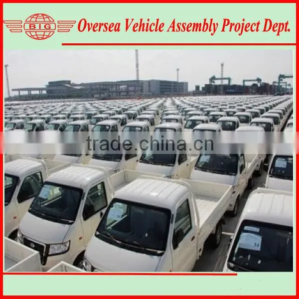 assemble RHD/LHD single cabin gasoline 1 ton truck with SKD/CKD