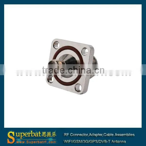 SMA-N adapter SMA Jack to N Jack Flange/Panel with O-ring straight wifi cable adapter
