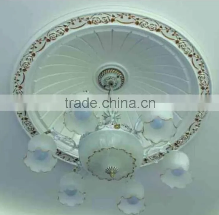 high density quality factory price pu polyurethane lamp holder/pu foam ceiling moulding/medallion