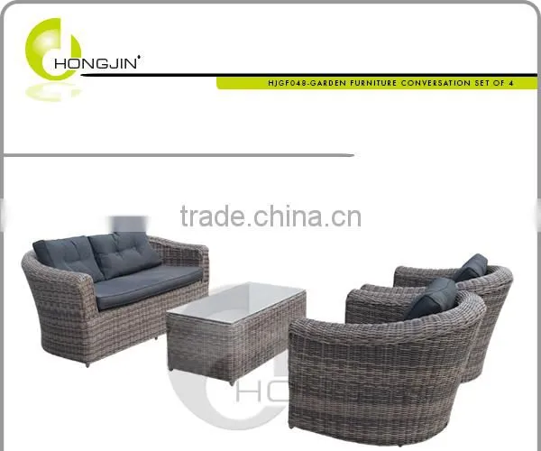 Patio Rattan Furniture Sofa Sets/ Outdoor Wicker Sofa Sets